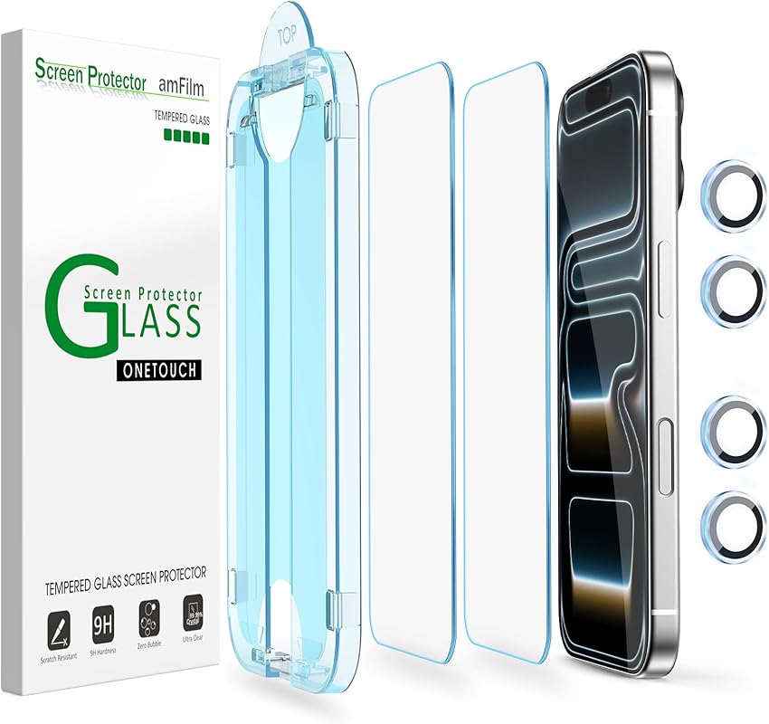 amFilm OneTouch Protector Auto Alignment Shatterproof